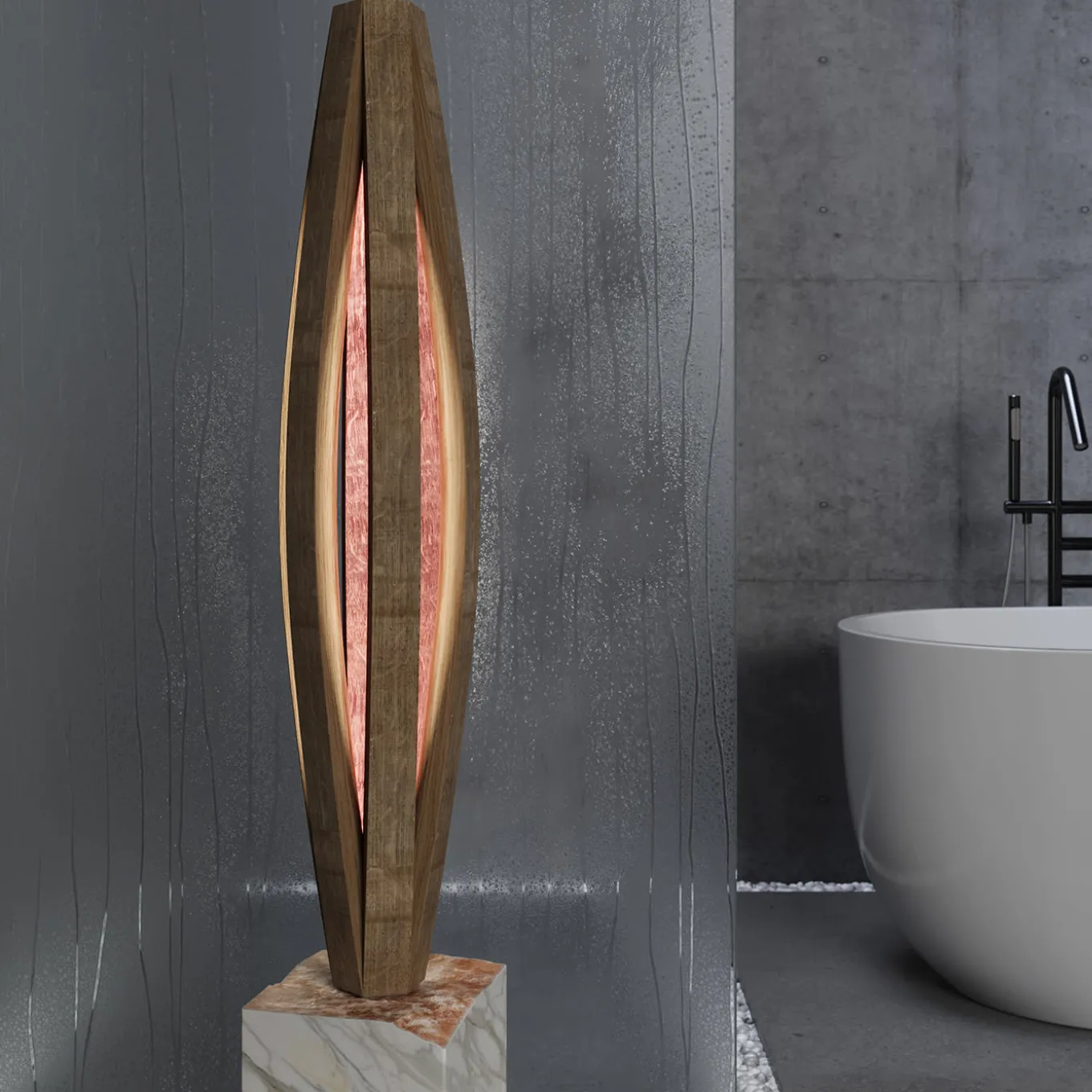 Lampada da terra Pienza