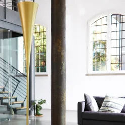 Lampada De-Lux oro di Gio Ponti