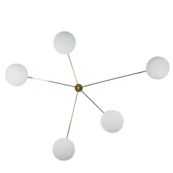 Lampada in ottone a forma di stella marina