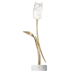 Lampada portatile a batteria Tulip White