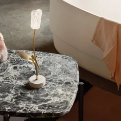 Lampada portatile a batteria Tulip White