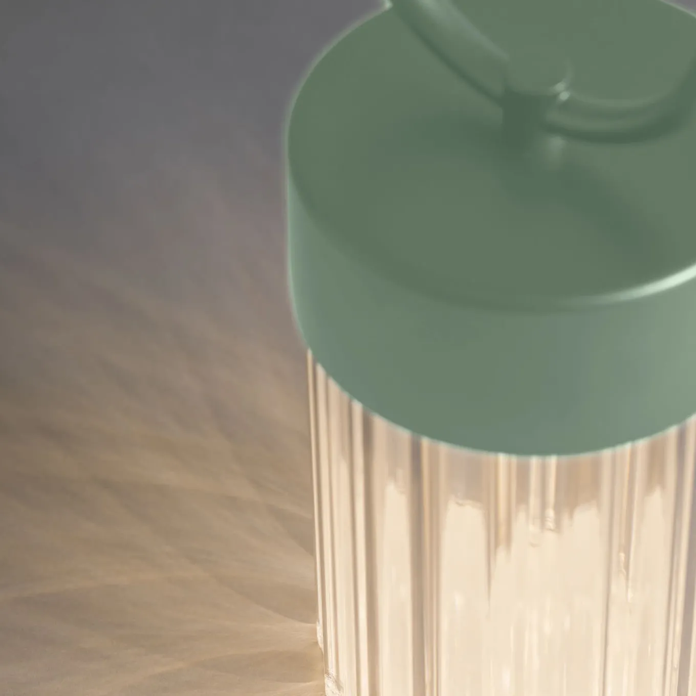 Lampada Portatile Claretta Verde Salvia