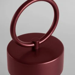 Lampada Portatile Claretta Rosso Scuro