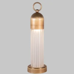 Lampada portatile JELLYFISH in bronzo di Luca Bussacchini