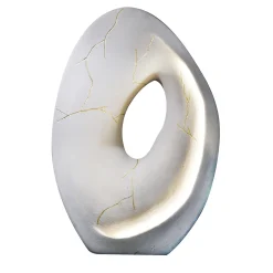 Lampada scultura in pietra di Kintsugi Lecce #1