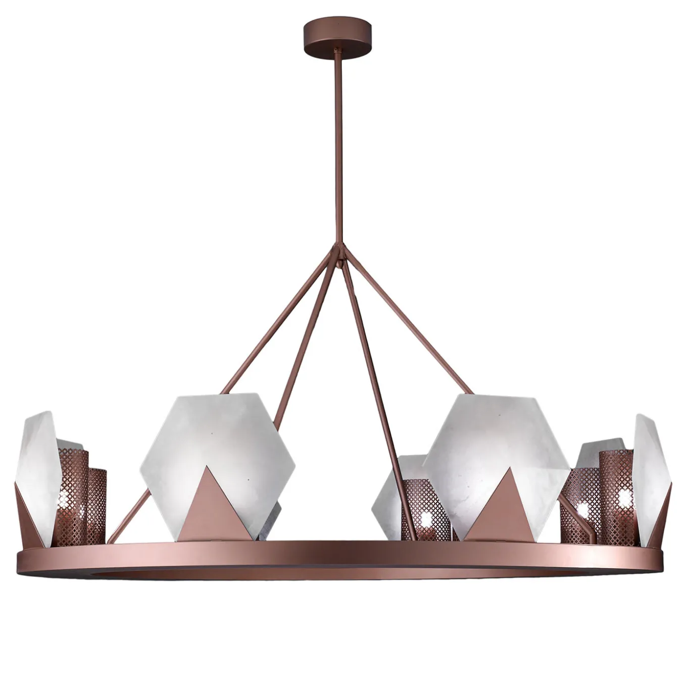 Lampadario a 8 luci Artemide