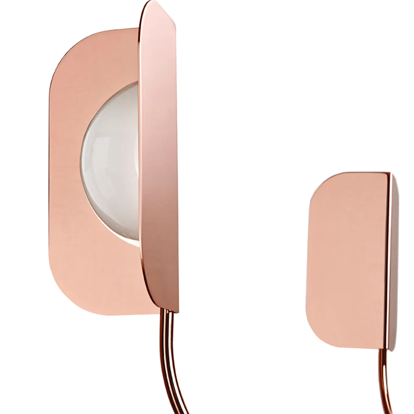 Lampadario a 4 luci Leaf di Matteo Zorzenoni