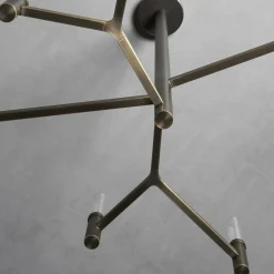 Lampadario a 10 luci Roots