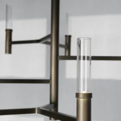 Lampadario a 10 luci Roots