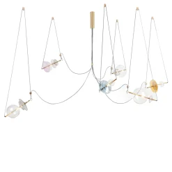 Lampadario a sei luci Trapezi