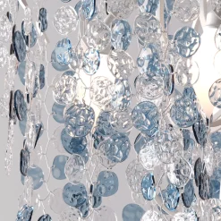 Lampadario a soffitto Stardust Rain in vetro