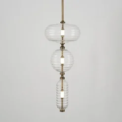 Lampadario a tre luci Trinity 04 di Mike Shilov