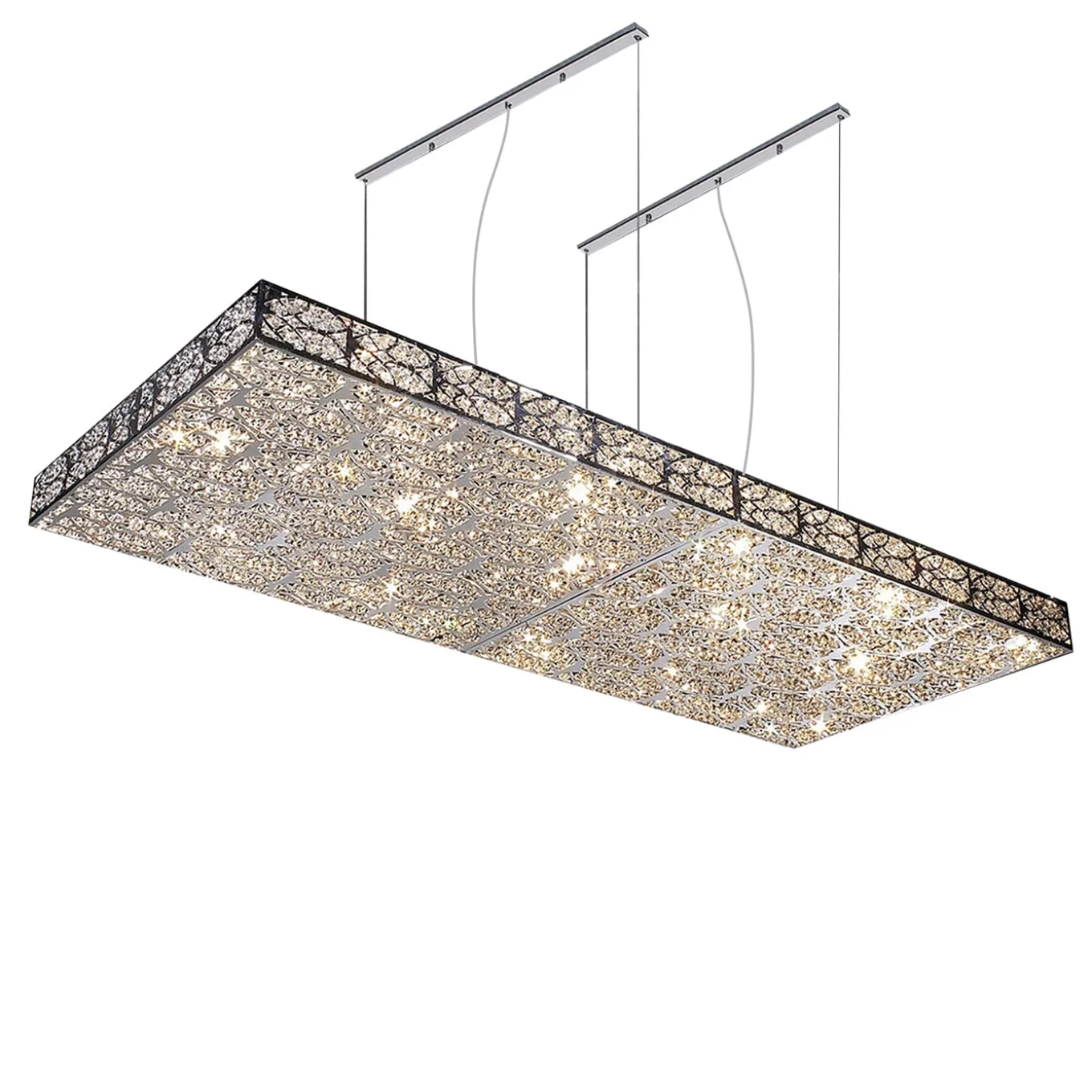 Lampadario Arabesque RH 100 cromato