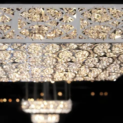 Lampadario Arabesque SH 50 cromato