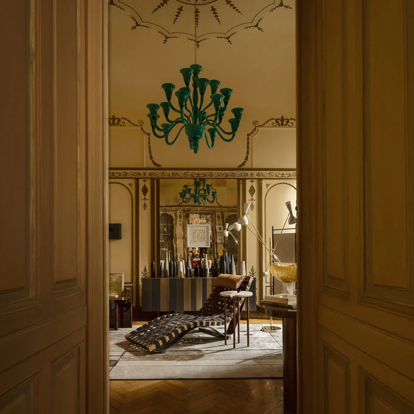 Lampadario Marina Teal