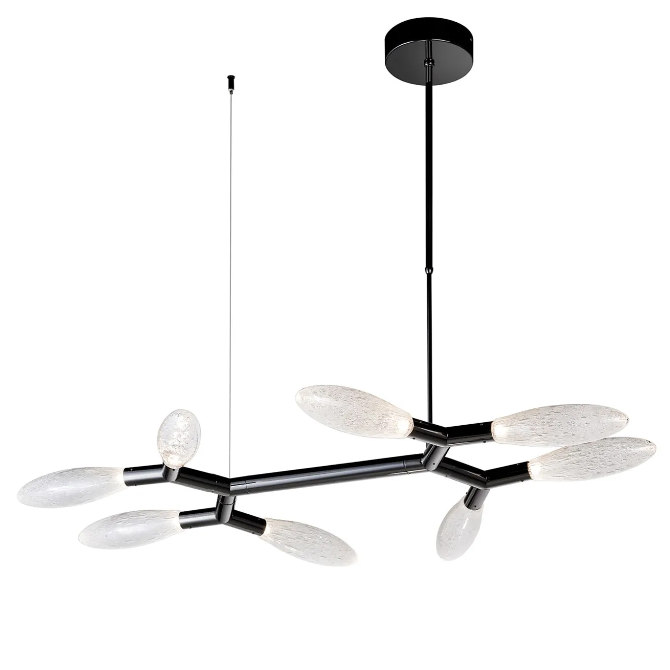 Lampadario Miox Glass Black