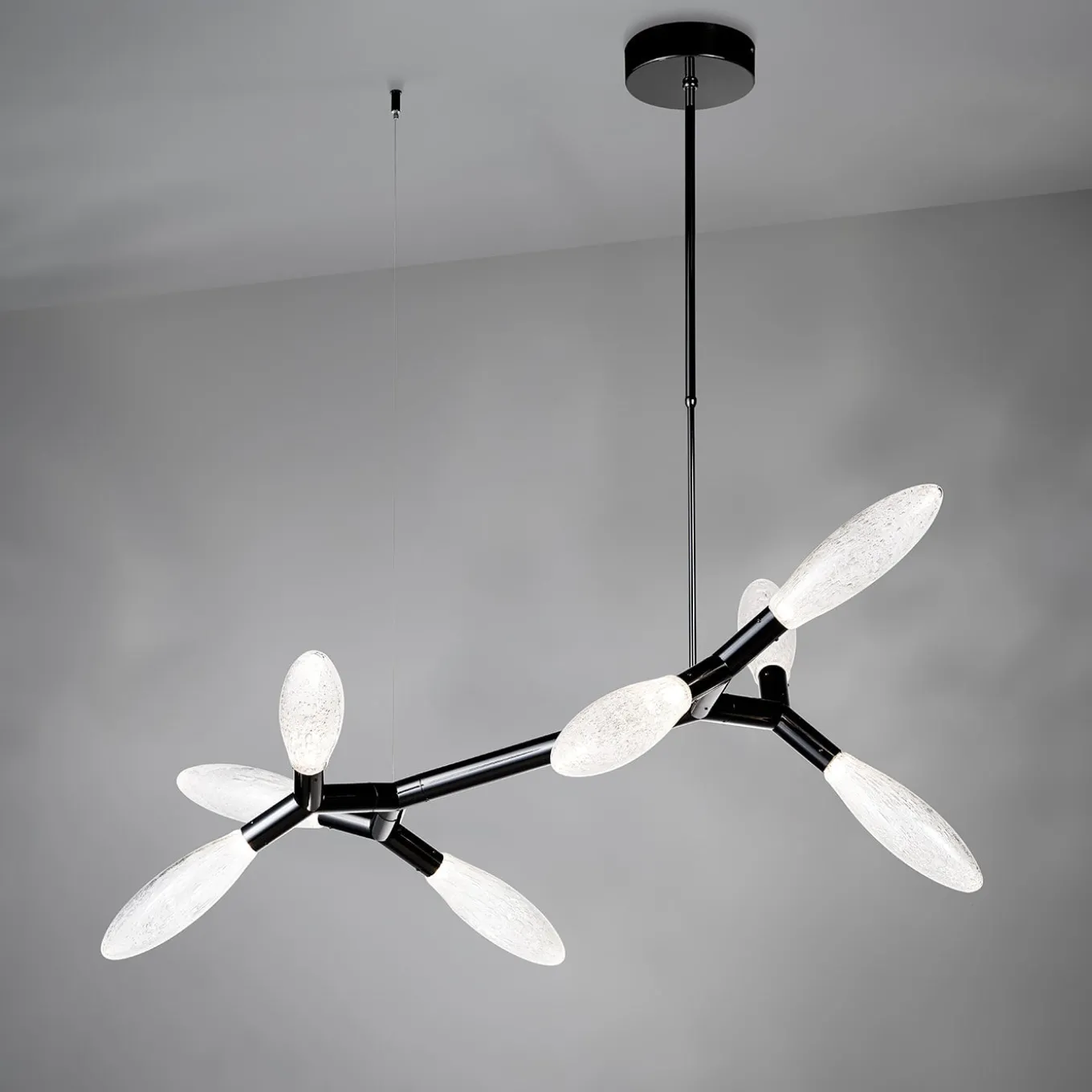 Lampadario Miox Glass Black