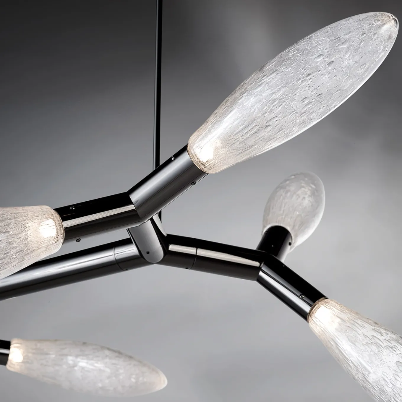 Lampadario Miox Glass Black