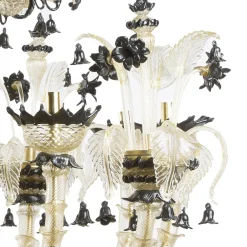 Lampadario Rezzonico nero