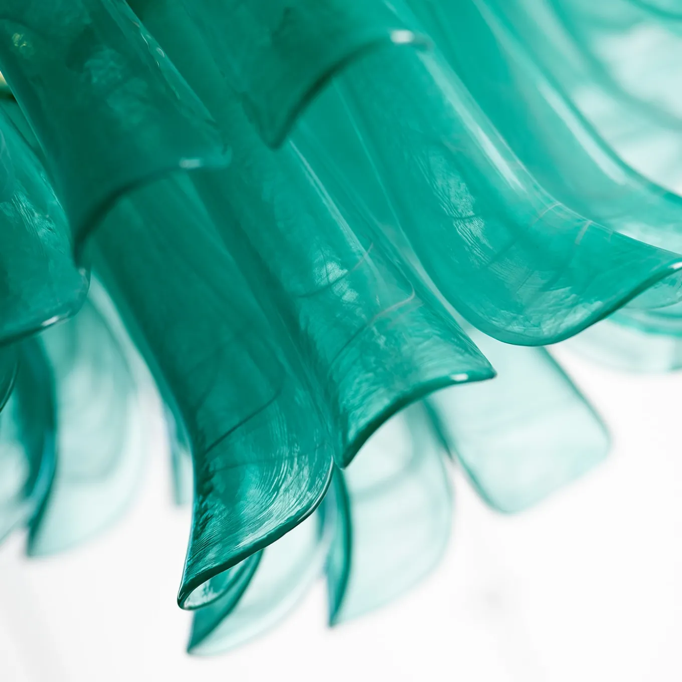 Lampadario Saddle verde