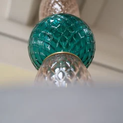 Lampadario vintage policromo