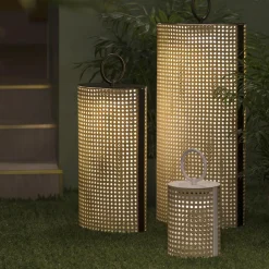 Lanterna da Esterno Ricaricabile Clara Grande in Bronzo