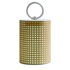 Lanterna ricaricabile piccola da esterno Clara bianca