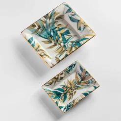 Las Palmas Set di posacenere e svuotatasche in porcellana