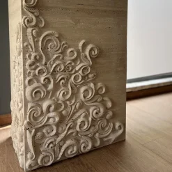 Lavabo Dame Freestanding in Travertino Paglierino