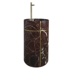 Lavabo Tao Freestanding in Rosso Lepanto
