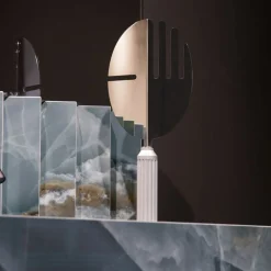 Lavandino per bagno Ratio con backsplash di Sapiens Design