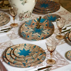 Le Volte Celesti 2 Piatti dessert porcellana con architetture #4