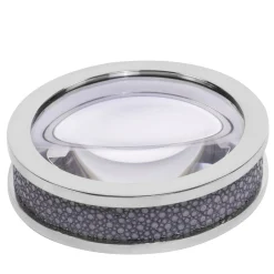 Lente d'ingrandimento da tavolo Federico Chrome