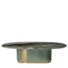 Leonardo Tavolo da Pranzo con Piano in Marmo Verde