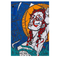 L'Estasi della Modella Mosaico su pannello