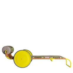 Lettino da sole giallo Locus Solus di Gae Aulenti