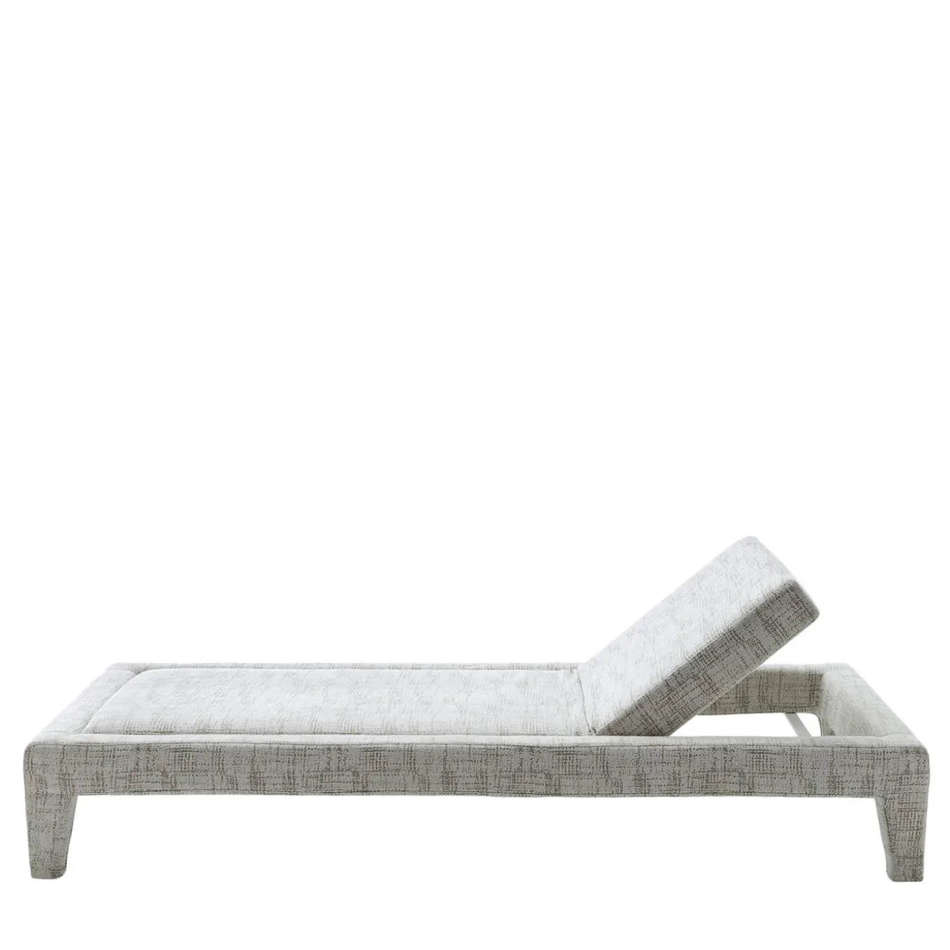 Lettino da sole in tessuto morbido Moonlight di Paola Navone Otto Studio