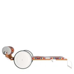 Lettino da sole Locus Solus White di Gae Aulenti