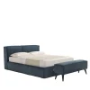Letto Astor 1909 con contenitore blu e panca