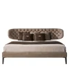 Letto Broadway in Pelle Nabuk Colomba