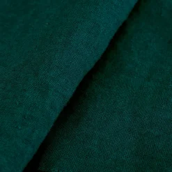 Letto estivo Set di lino verde foresta