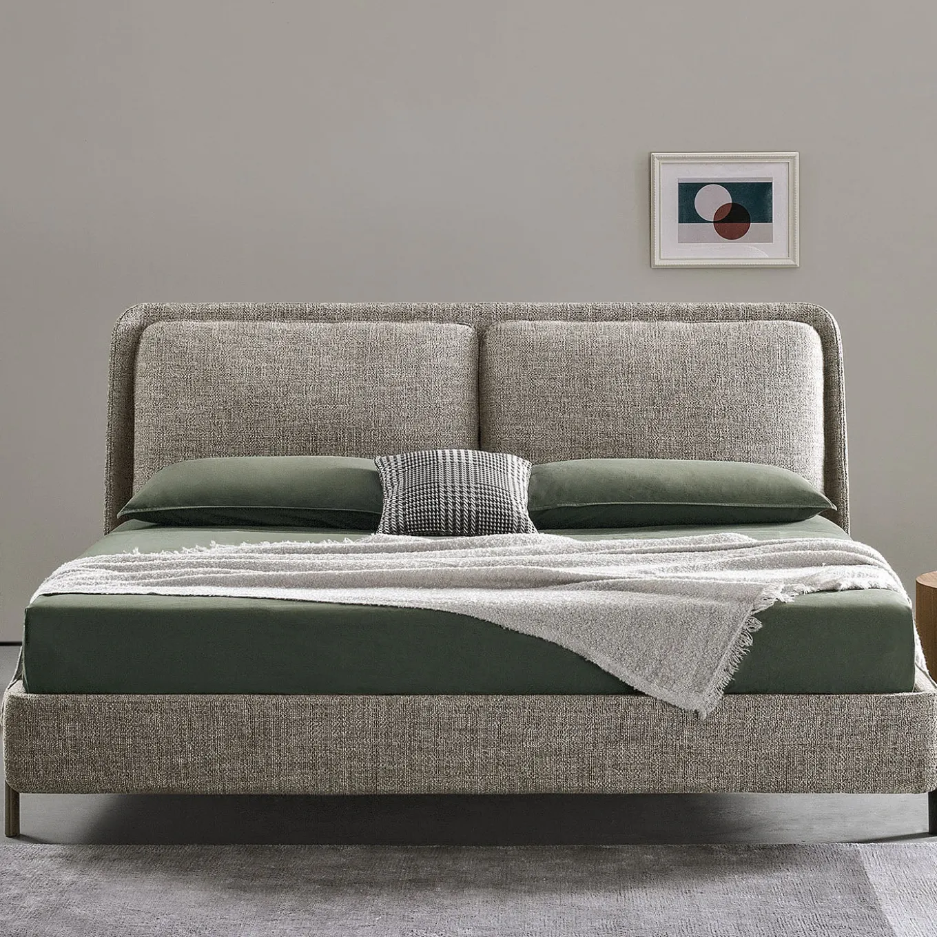 Letto King-Size Nara marrone