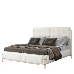 Letto matrimoniale James Beige
