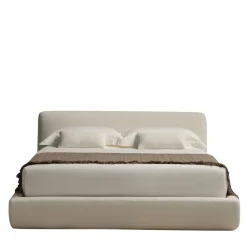 Letto NAXOS 905 in Tessuto Bianco