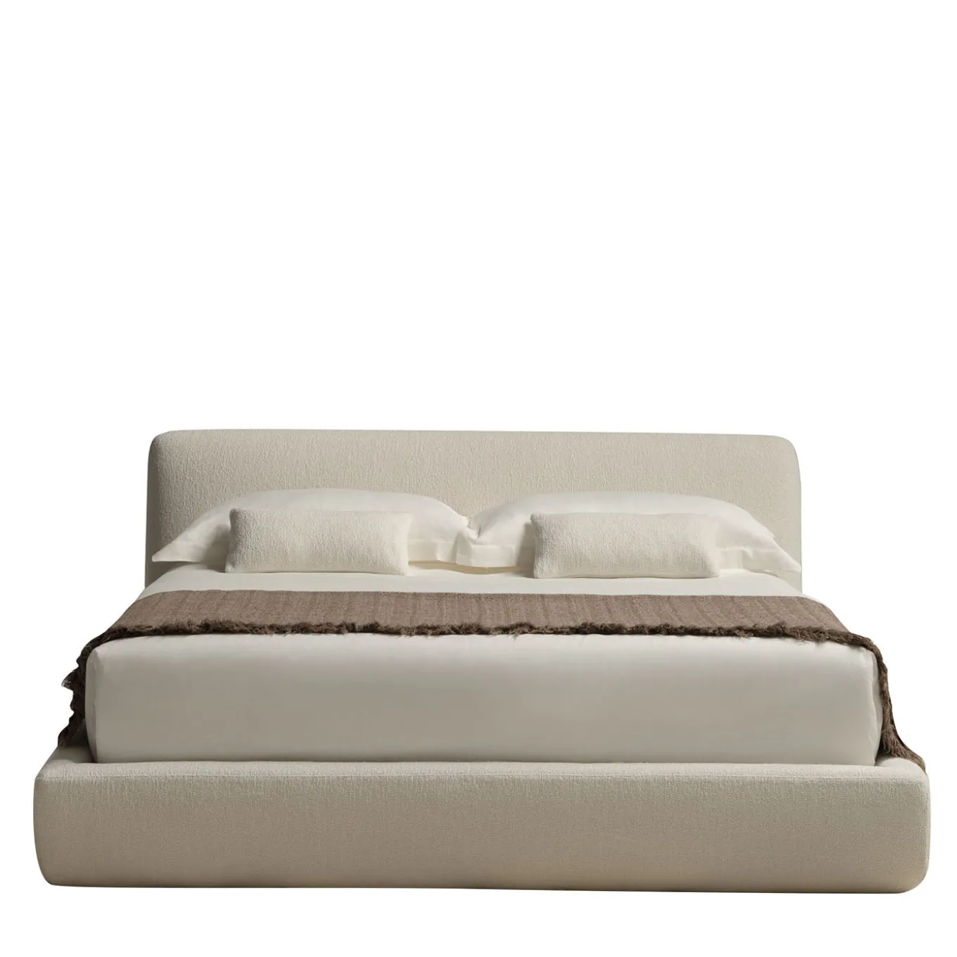 Letto NAXOS 905 in Tessuto Bianco