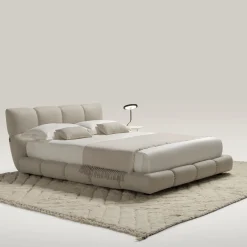 Letto Venezia in Tessuto Beige