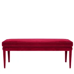 LIBELLULA ECO Panchina in velluto rosso passione