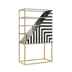 Libreria a spina di pesce