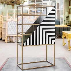 Libreria a spina di pesce