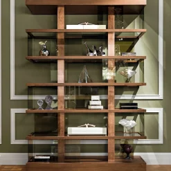 Libreria in foglia di rame